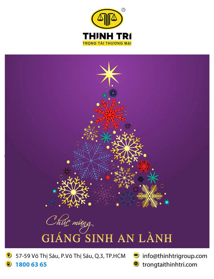 TRUNG TÂM TRỌNG TÀI THƯƠNG MẠI THỊNH TRÍ CHÚC MỪNG GIÁNG SINH AN LÀNH 2024