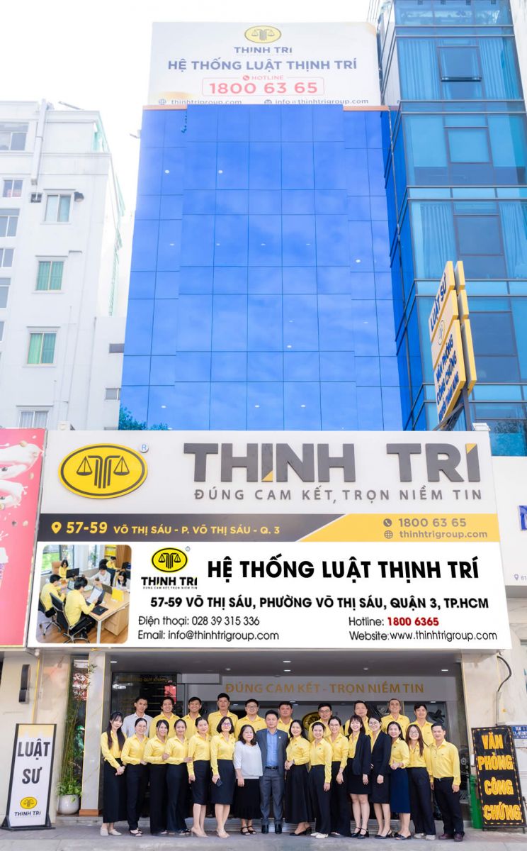 Mặt tiền Hệ Thống Luật Thịnh Trí