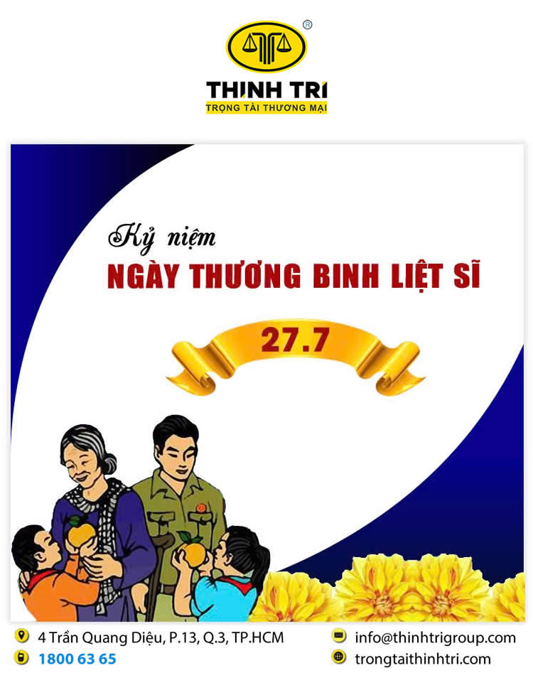 TRUNG TÂM TRỌNG TÀI THƯƠNG MẠI THỊNH TRÍ KỶ NIỆM 77 NĂM NGÀY THƯƠNG BINH LIỆT SĨ ( 27/7/1947-27/7/2024 )