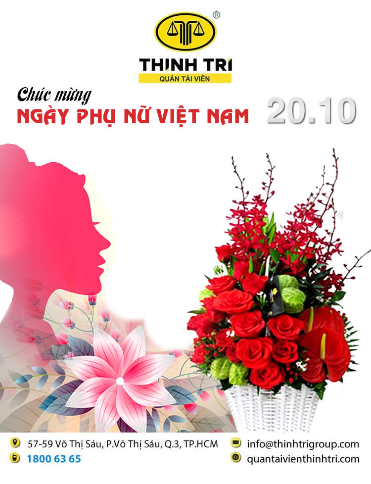 CÔNG TY HỢP DANH QUẢN LÝ VÀ THANH LÝ TÀI SẢN THỊNH TRÍ CHÚC MỪNG NGÀY PHỤ NỮ VIỆT NAM