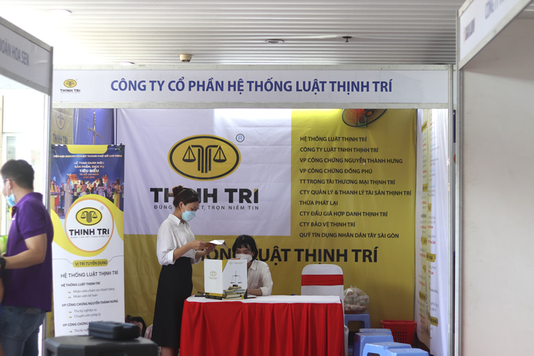 Hệ thống Luật Thịnh Trí tham gia ngày hội tuyển dụng của trường Đại học Nguyễn Tất Thành