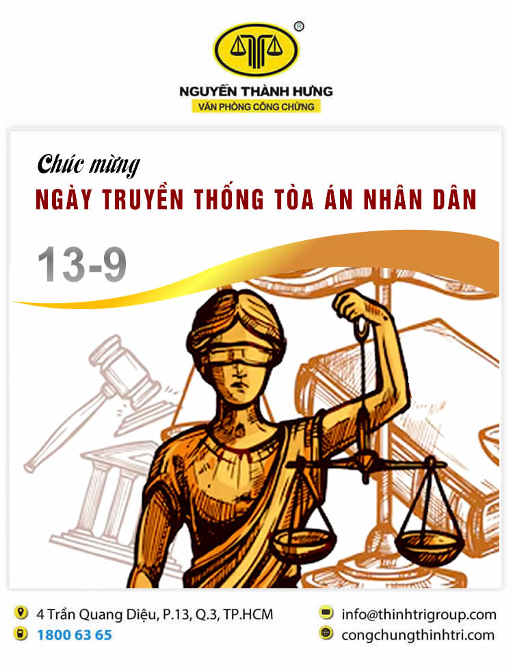 VĂN PHÒNG CÔNG CHỨNG NGUYỄN THÀNH HƯNG CHÚC MỪNG NGÀY TRUYỀN THỐNG TÒA ÁN NHÂN DÂN