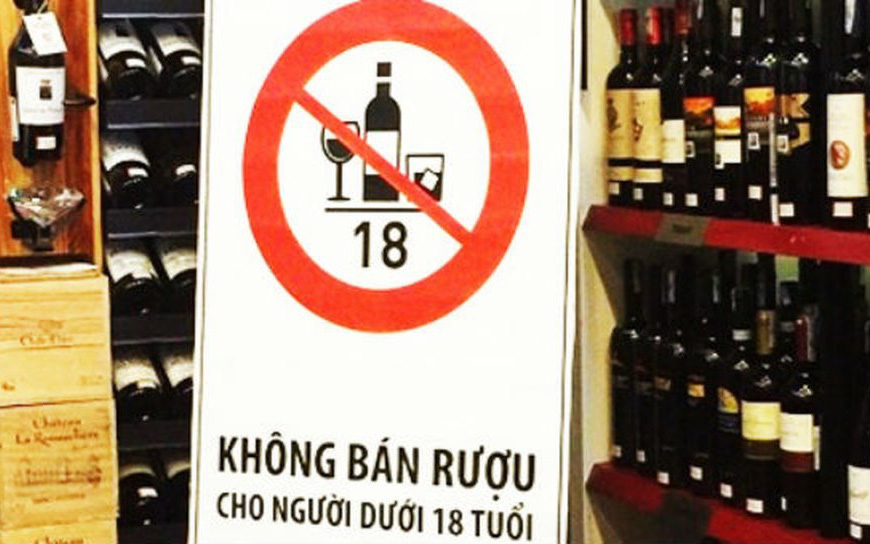 People under 18 years old who drink, beer will be fined
