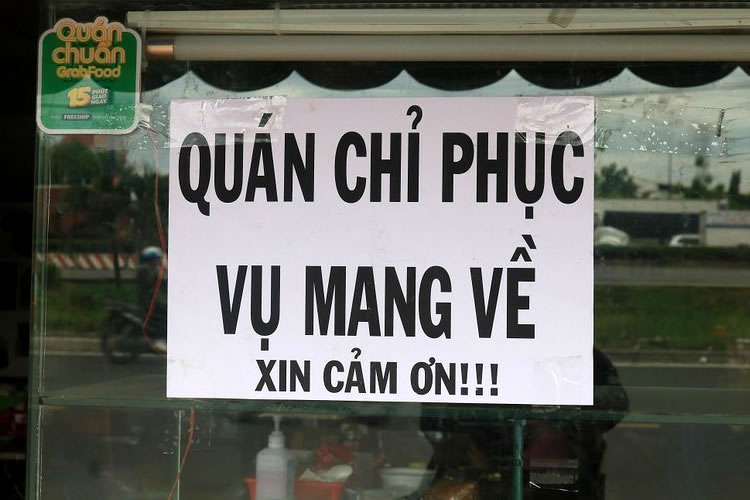 Ho Chi Minh City allows take-out restaurants from 6am to 6pm from September 8, 