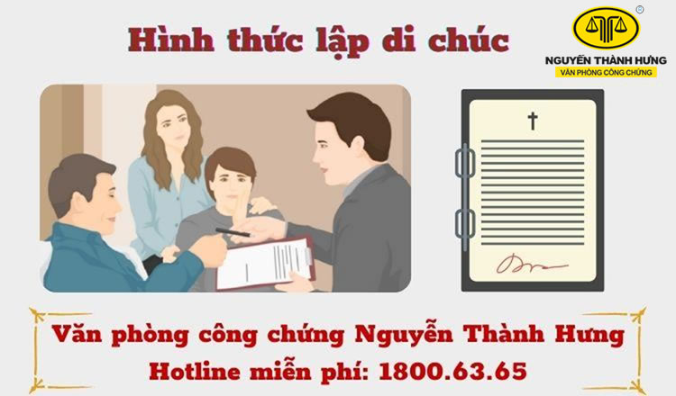 Hình thức lập di chúc