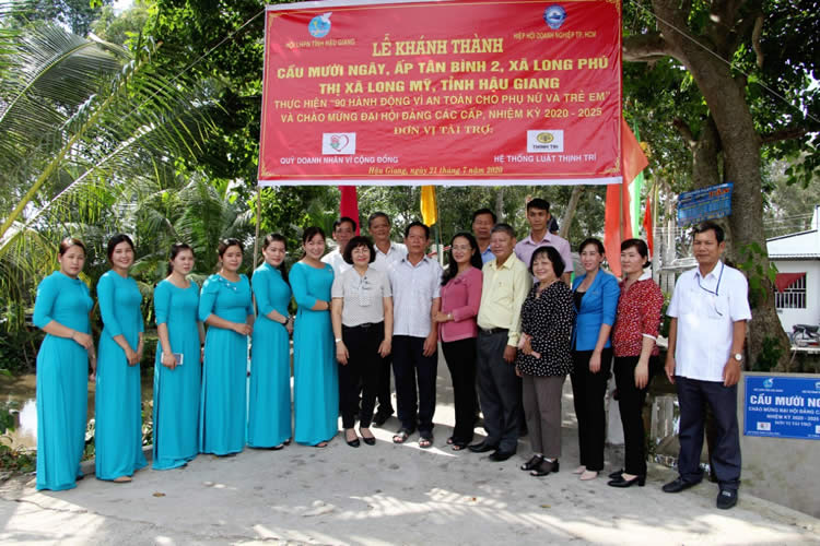 Thinh Tri Law Group participates in the inauguration of Muoi Ngay Bridge, Hau Giang Province 