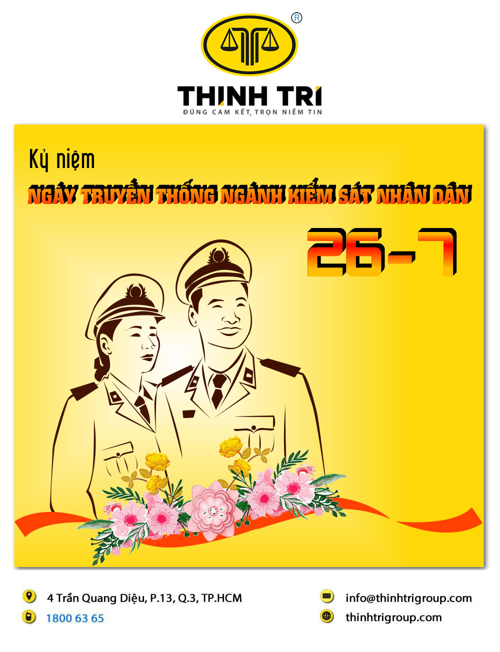 THINH TRI LAW CELEBRATES TRADITIONAL DAY OF PEOPLE'S PROCURACY ON July 26, 2021